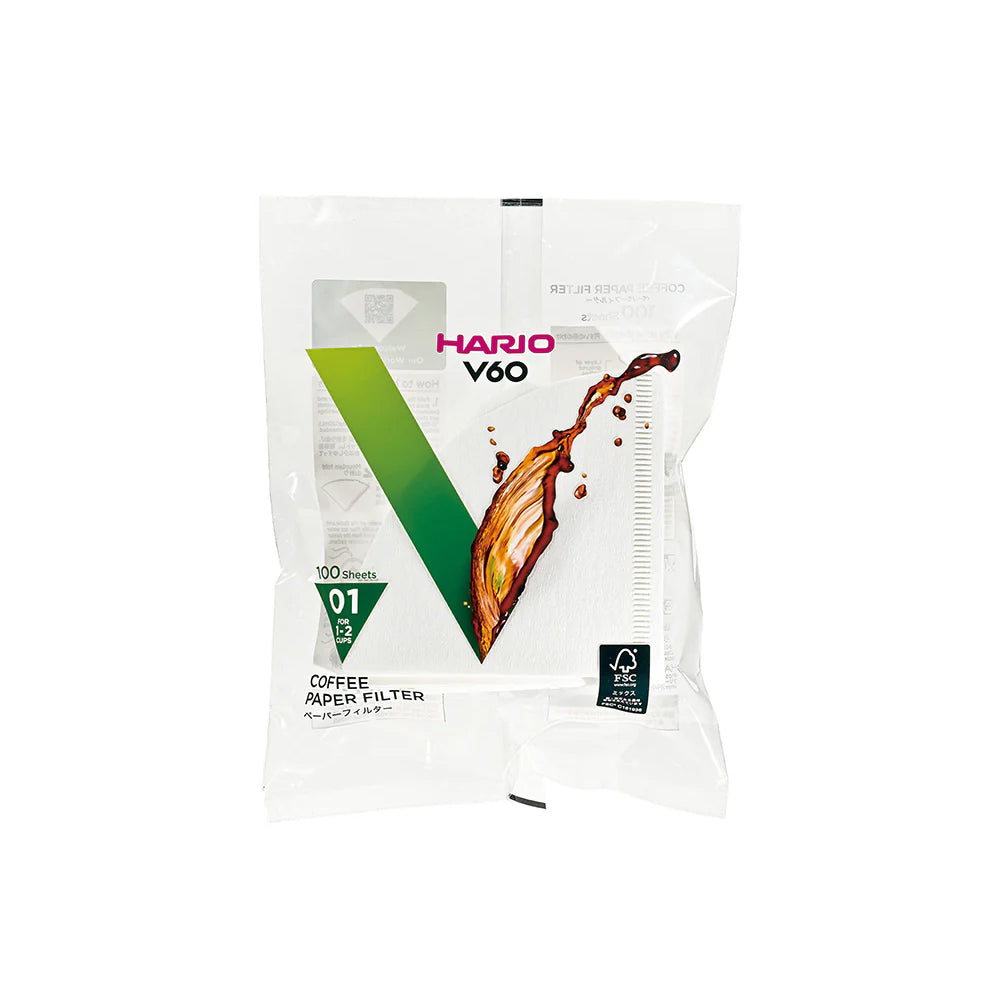 Hario V60 Filters, 100 pcs