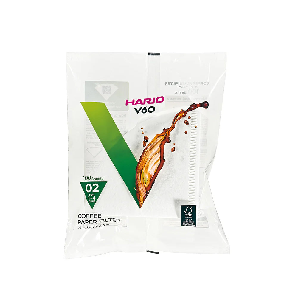 Hario V60 Filters, 100 pcs
